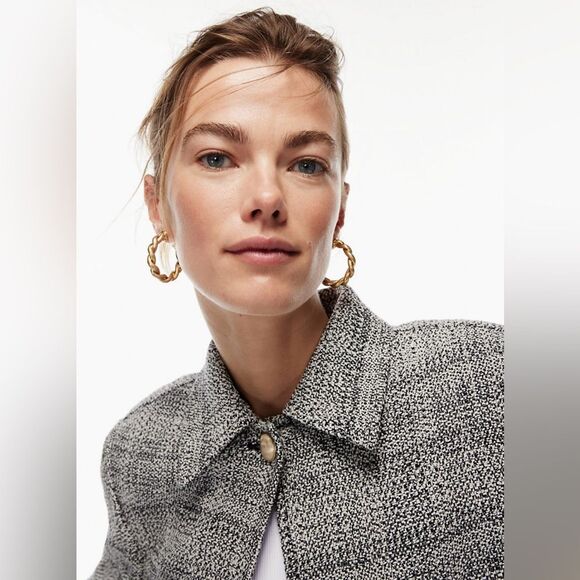 NWOT Babaton Aritzia Frances Jacket Vibrant Green RARE Veronica Riverdale - Picture 9 of 12